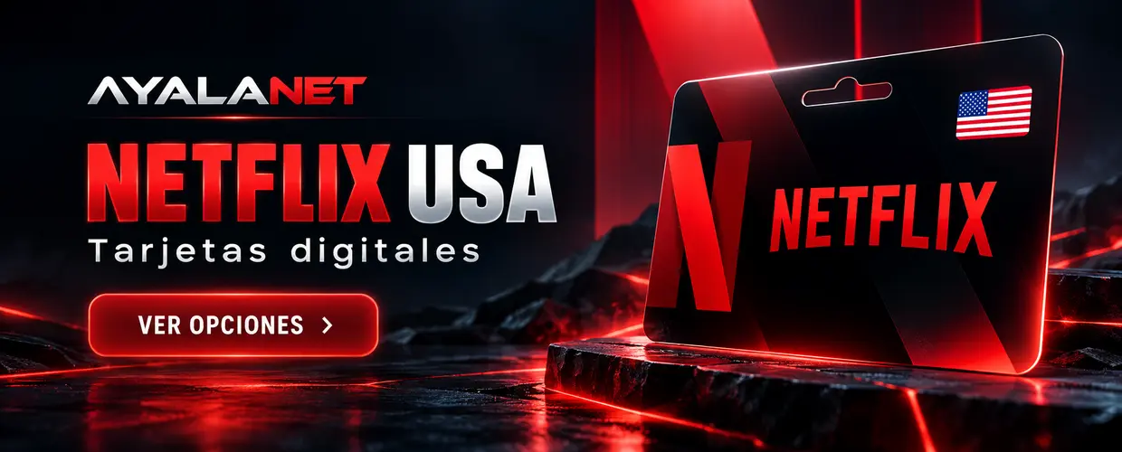 Netflix USA — Tarjetas digitales