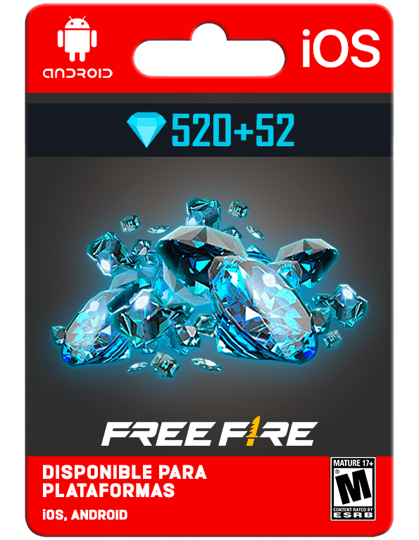 FreeFire Recarga 520 Diamantes - Petrorecargas