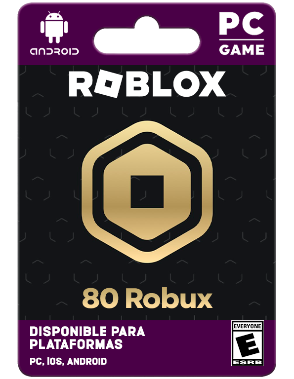 ROBLOX: 80 Robux - Tecnologia e Imformatica