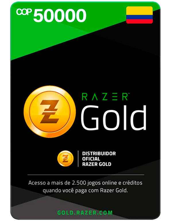 Razer Gold PIN 50000 COP Colombia Tecnologia e Imformatica
