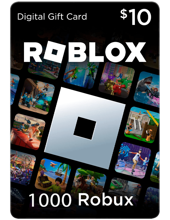 ROBLOX: Código Digital $10 Dólares 1000 roblox