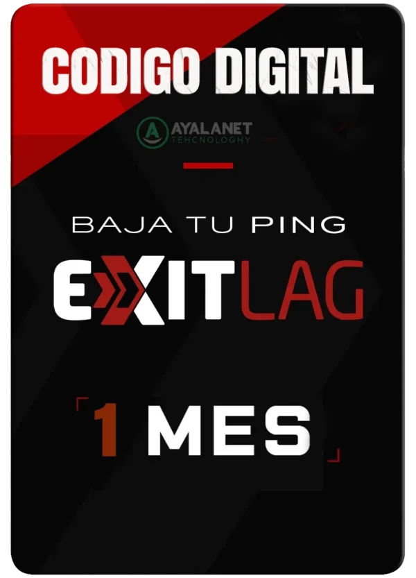 ExitLag Código Global 1 Mes