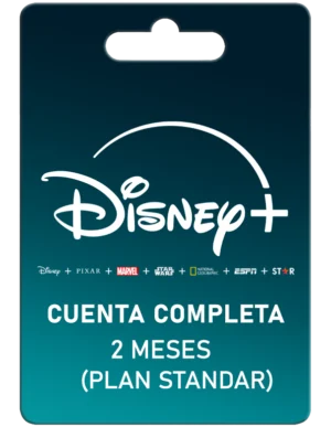 Disney Standar 1 Mes – Cuenta Completa -Global - ENTREGA AUTOMATICA