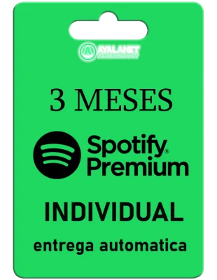Spotify Premium 3 Meses – Cuenta Individual – ENTREGA AUTOMATICA
