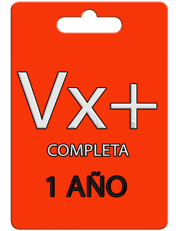 Vx+: 1 Año – Completa - ENTREGA AUTOMATICA