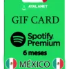 Spotify Gif Card Premium 6 Meses Individual México – ENTREGA AUTOMATICA