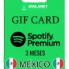 Spotify Gif Card Premium 3 Meses Individual México – ENTREGA AUTOMATICA