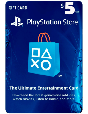 PlayStation Network Card $5 USA (Entrega Automática)