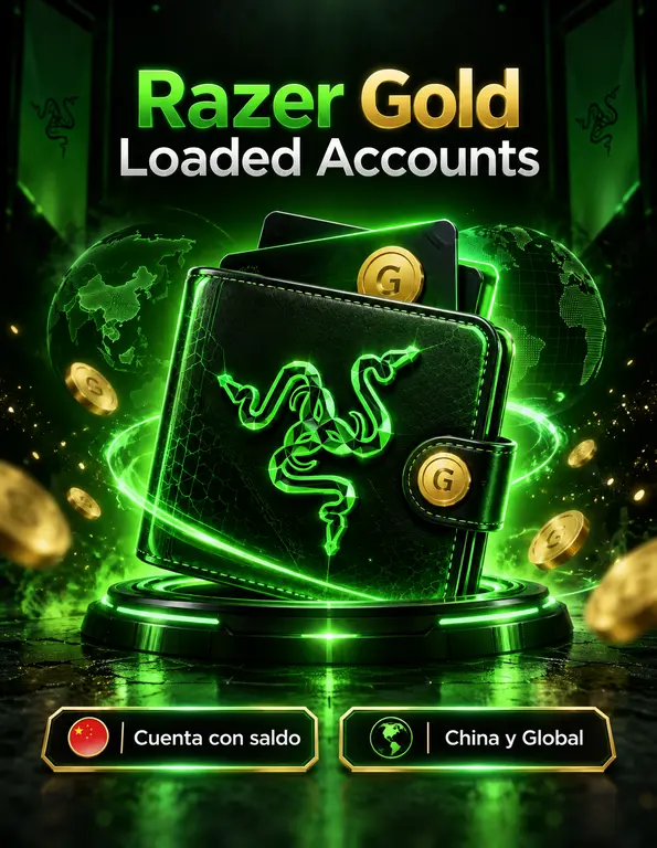 Razer Gold Loaded Accounts (China)