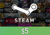 Steam — Tarjeta de regalo US$5 · Global