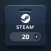 Steam Wallet Card €20 Global Activation Code