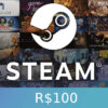Steam Gift Card 100 BRL BR Activation Code
