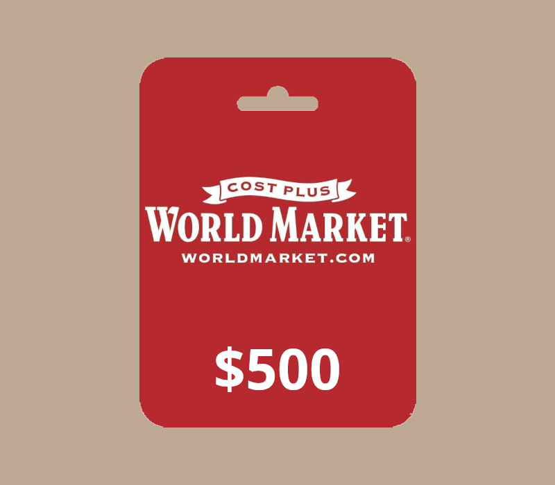 Cost Plus World Market USD 500 Gift Card US