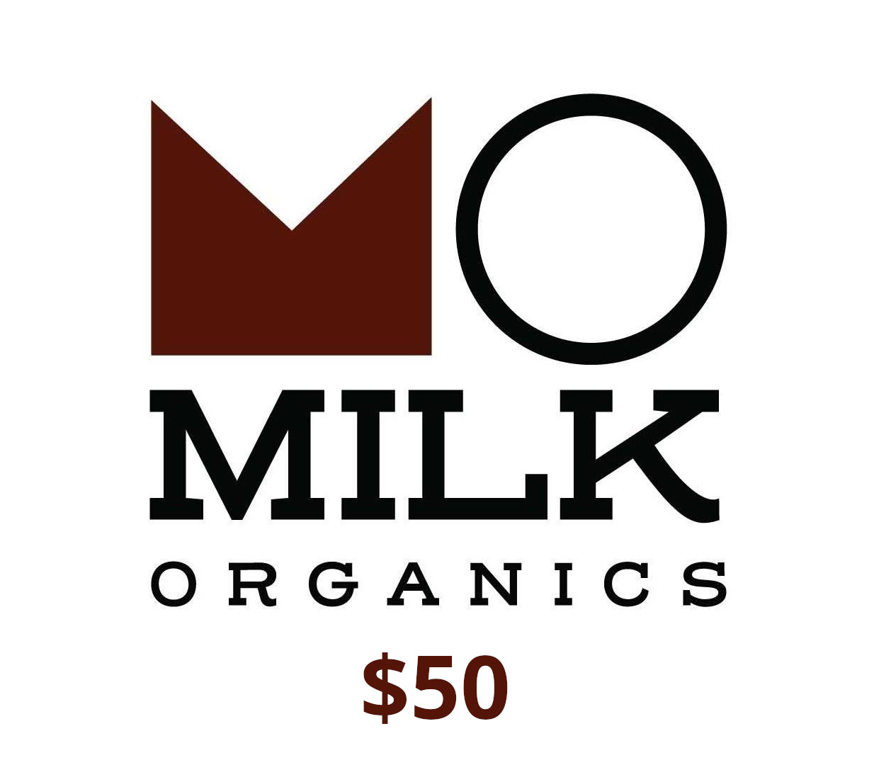 Milk Organics $50 Gift Card US