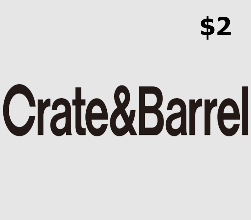 Crate and Barrel $2 Gift Card US