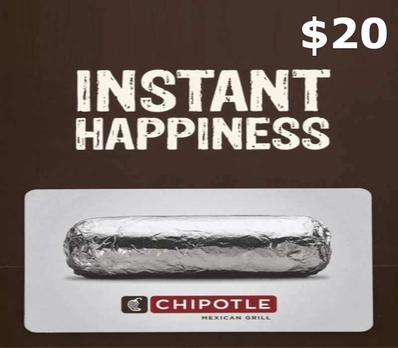 Chipotle $20 Gift Card US