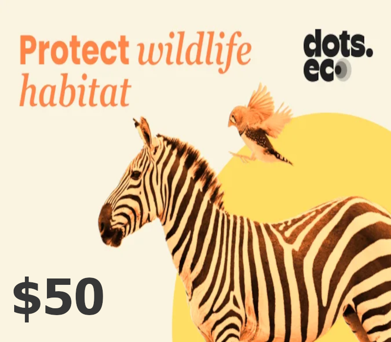 Protect wildlife habitat $50 Gift Card US