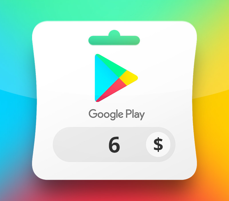 Google Play USD 6 Gift Card US