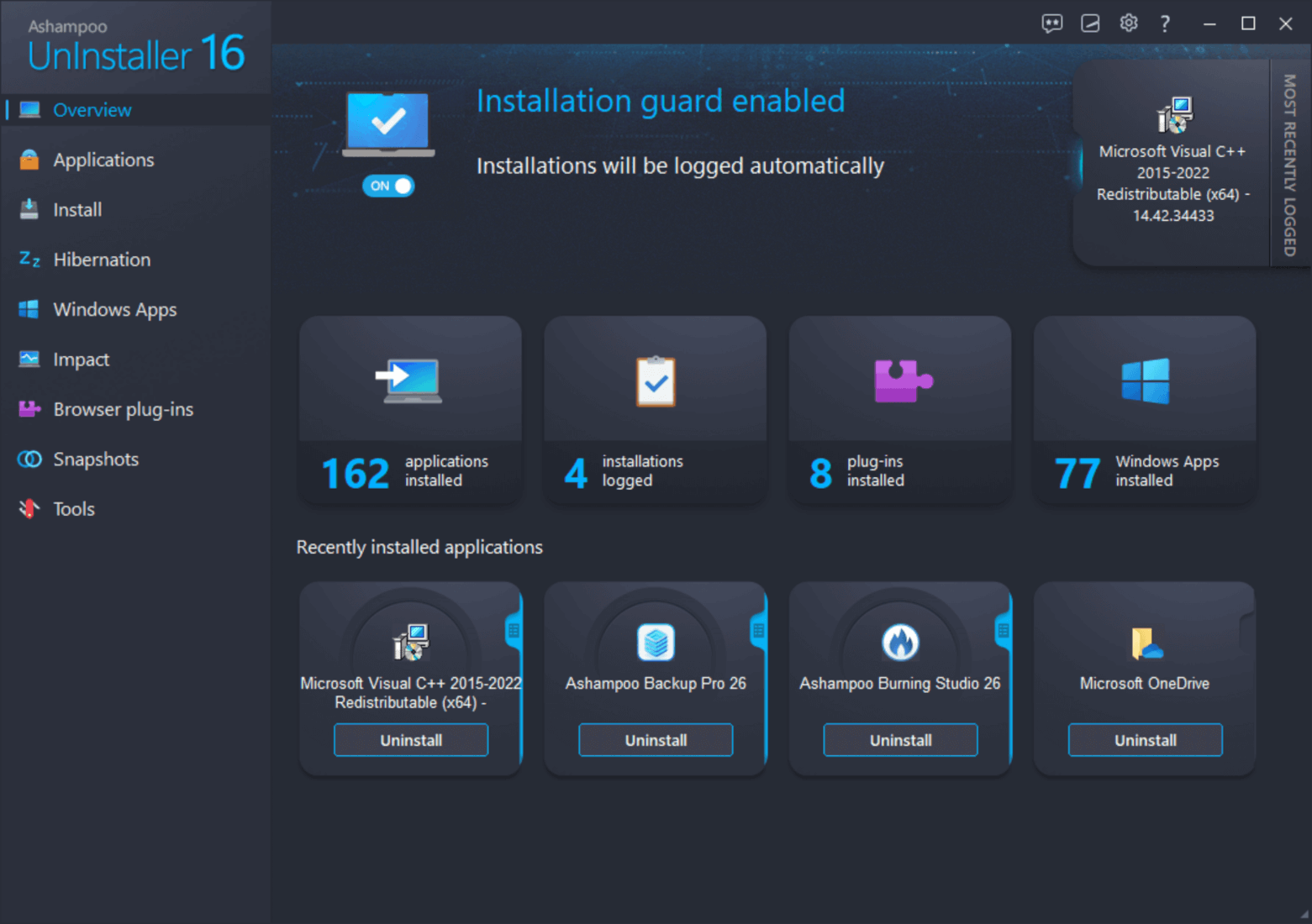 Ashampoo UnInstaller 16 Activation Key