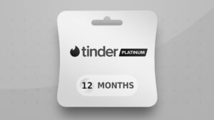 Tinder Platinum - 12 Month Subscription Key BG