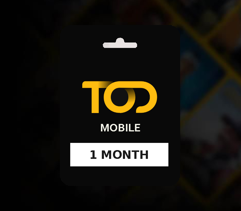TOD TV Mobile 1 mes Clave de suscripción AE