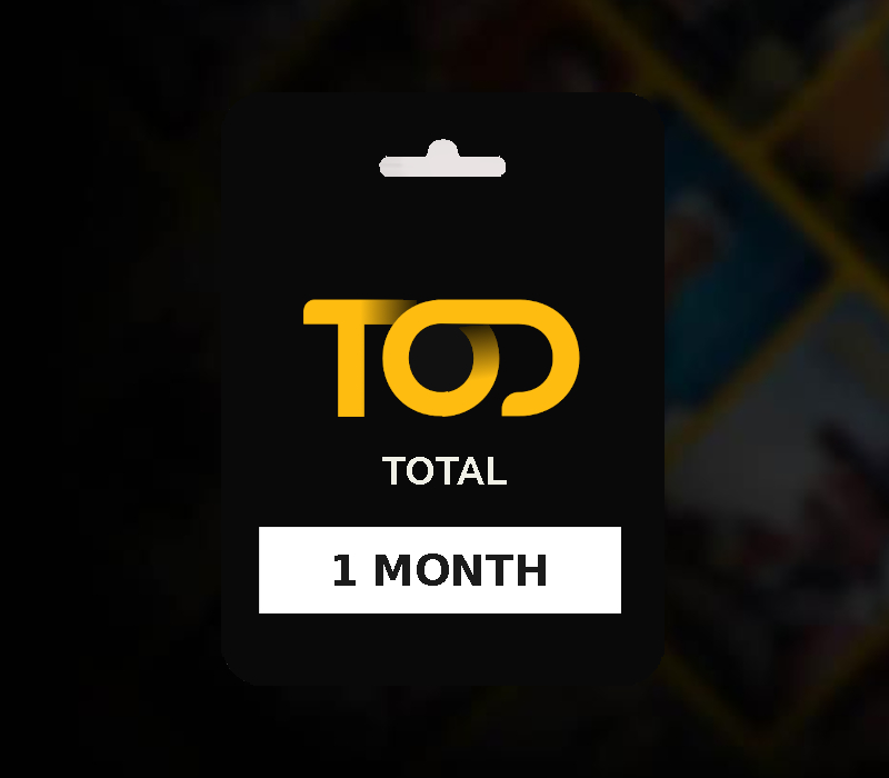 TOD TV Total 1 mes Clave de suscripción AE