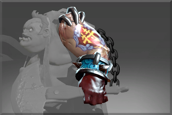 Autographed Emblazoned Arm of Delicacies of Butchery — Dota 2